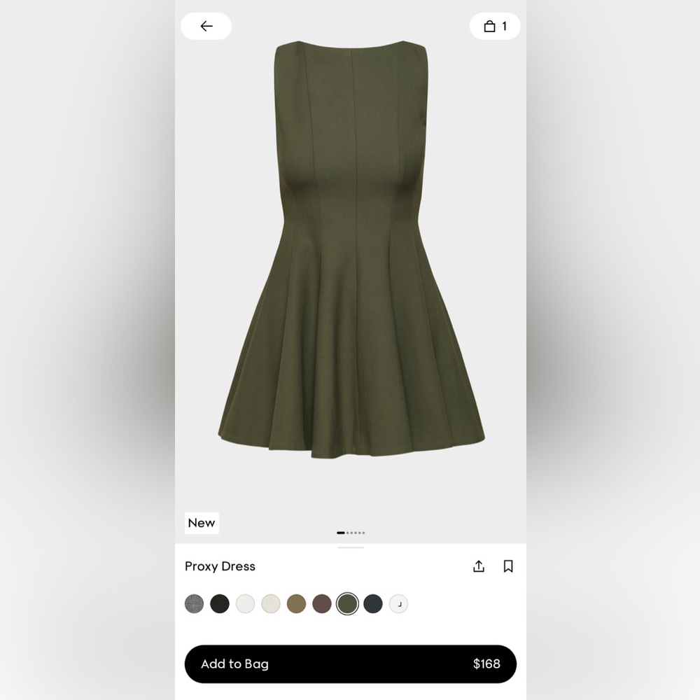 Babaton Proxy Dress | Aritzia | Chic Modern Midi